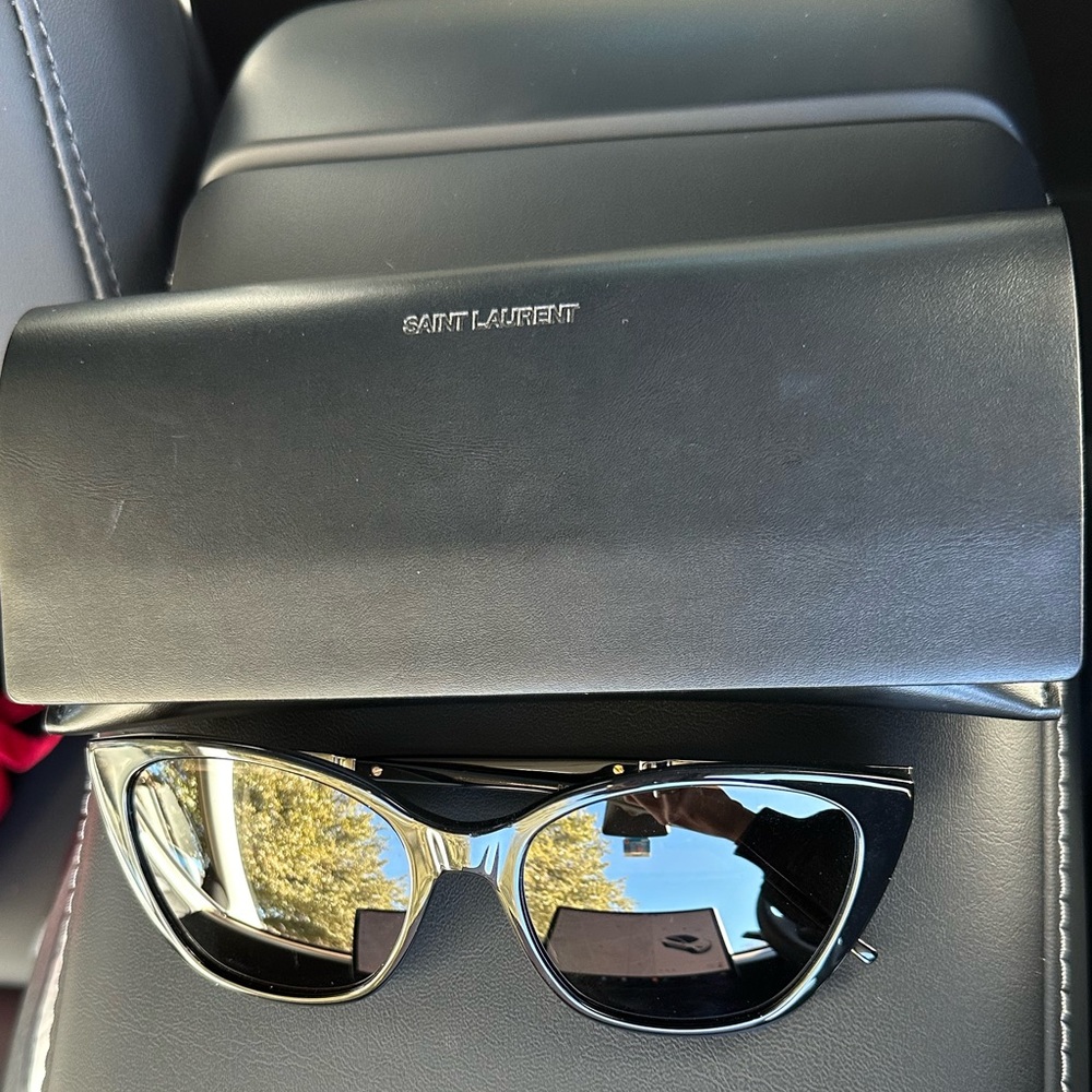 Saint Laurent SL M69 Black Cat Eye Sunglasses